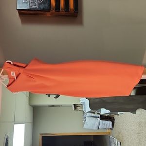 Calvin Klein, Size 8, Peach Dress